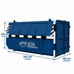 Afvalcontainer Gesloten 10m³